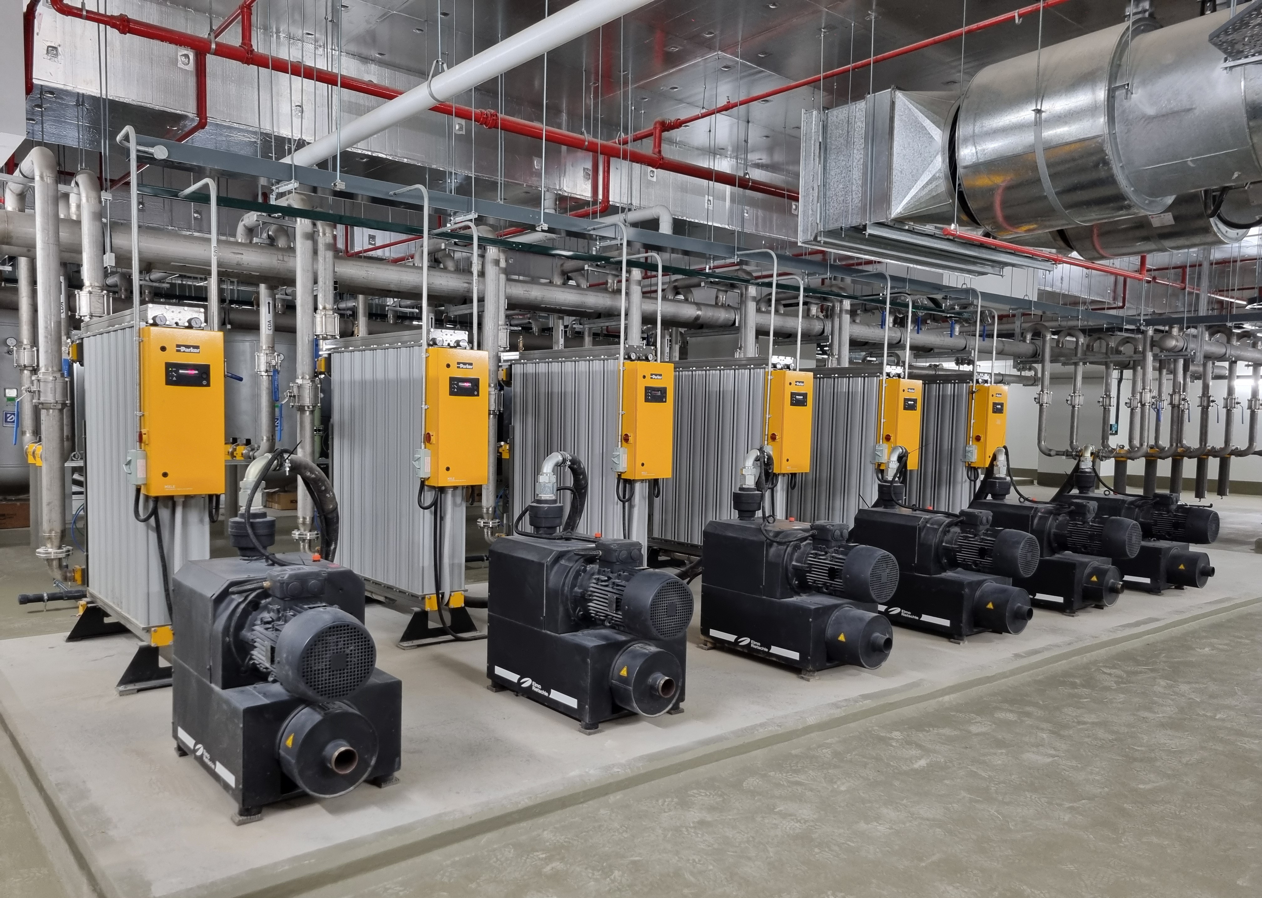 Compressed Air System (Parker, Sullair & Bauer)